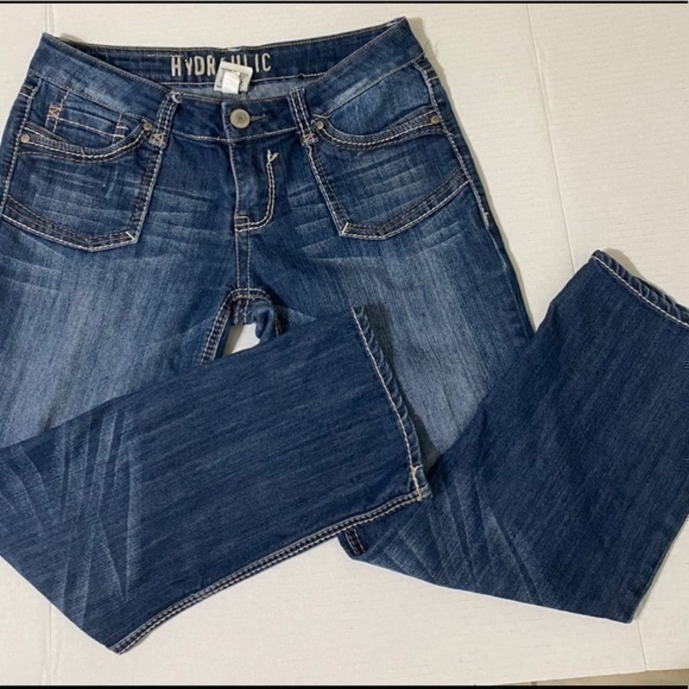 Hybrid & Company Womens Super Comfy Stretch,Medium Blue, Size 9/10